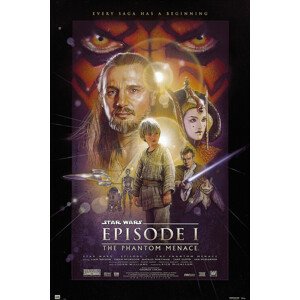 Plakát, Obraz - Star Wars: Epizoda I - Skrytá hrozba, 91.5 × 61 cm