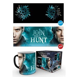 Měnící hrnek Supernatural - Sam and Dean Symbol, 0,32 l