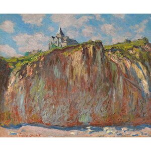 Obrazová reprodukce Church of Varengeville, Morning Effect; Eglise de Varengeville, effet matinal, Monet, Claude, 40 × 32.8 cm