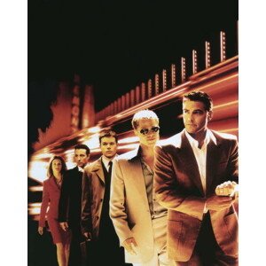 Fotografie Julia Roberts, Andy Garcia, Matt Damon, Brad Pitt And George Clooney., 30 × 40 cm