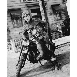 Fotografie Marlon Brando, The Wild One 1953 Directed By Laslo Benedek, 30 × 40 cm