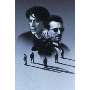 Fotografie HEAT, 1995 directed by MICHAEL MANN Al Pacino and Robert by Niro, 26.7 × 40 cm