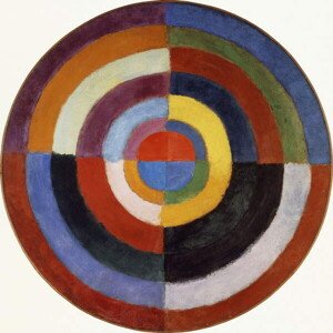 Obrazová reprodukce First Disc, 1912, Delaunay, Robert, 40 × 40 cm