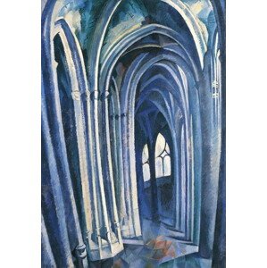 Obrazová reprodukce Saint-Séverin #1, 1909, Delaunay, Robert, 26.7 × 40 cm